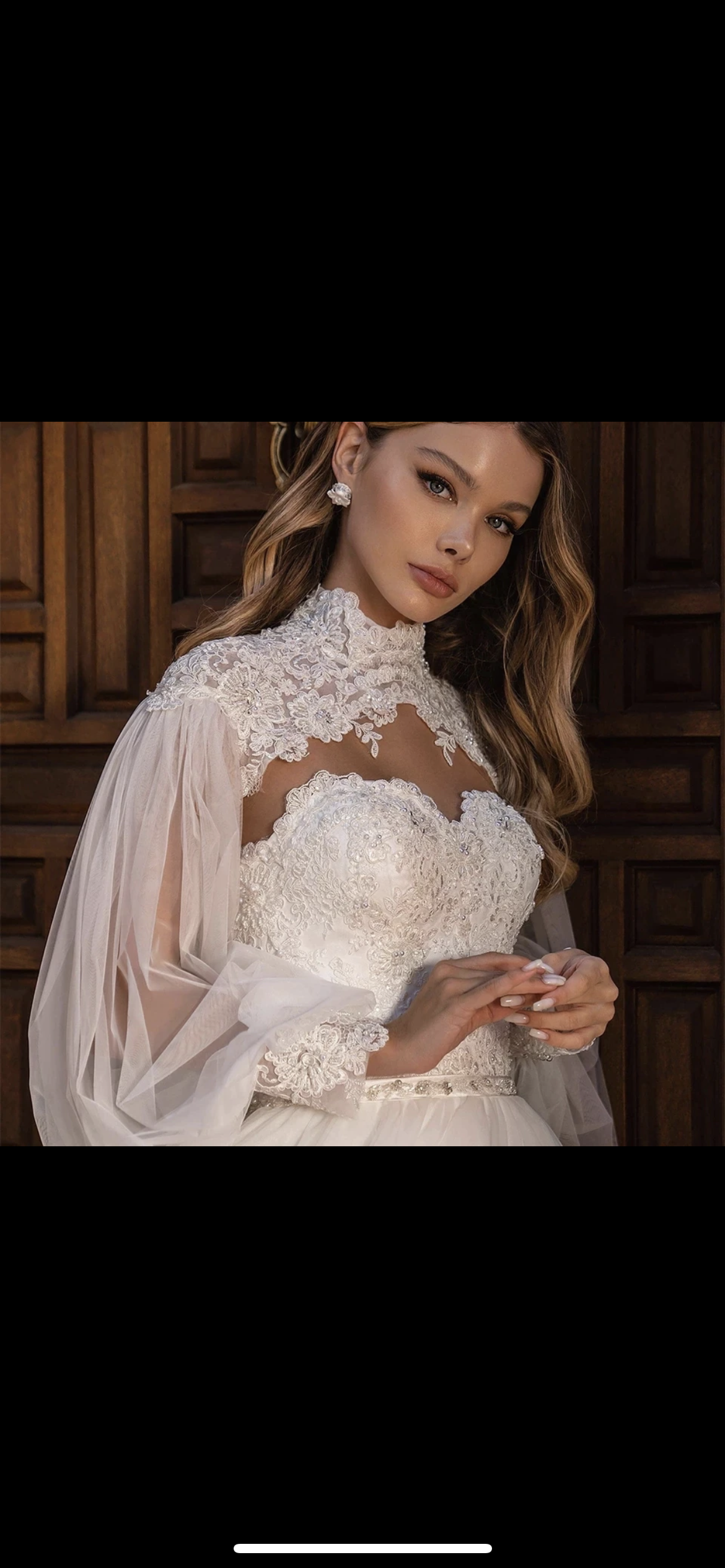 Vestido de Novia Wedding Dress Bride 2022 Puff Sleeve Princess Lace Tulle Sweetheart  A-Line Chapel Train Bridal Gown